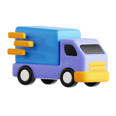 Fast Delivery  3D Icon