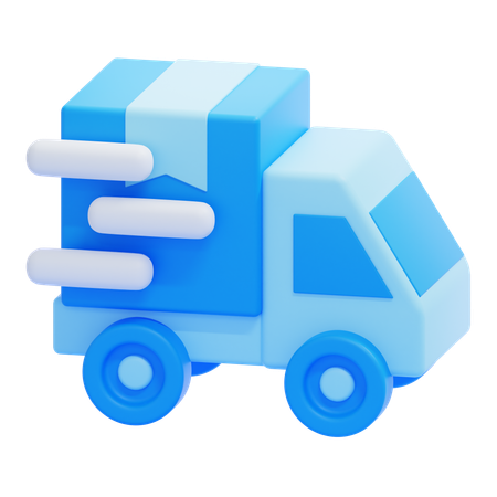 Fast Delivery  3D Icon