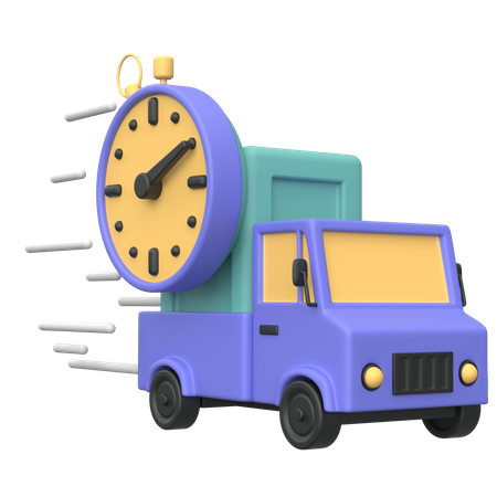 Fast Delivery  3D Icon