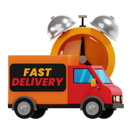 Fast Delivery  3D Icon