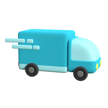 Fast Delivery  3D Illustration