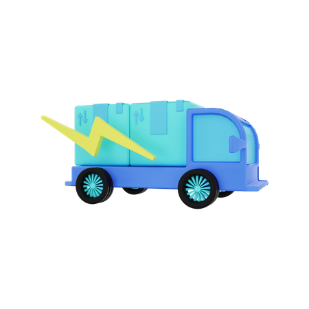 Fast Delivery  3D Illustration