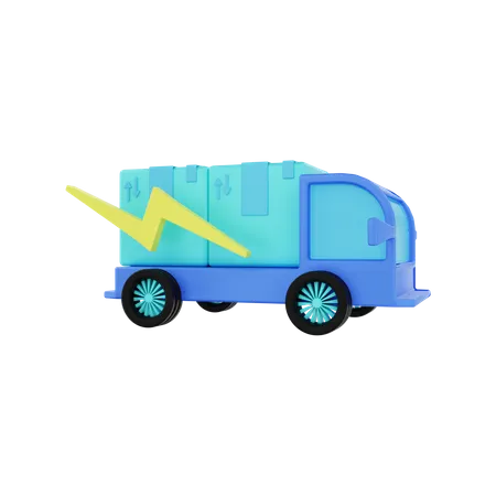 Fast Delivery  3D Illustration