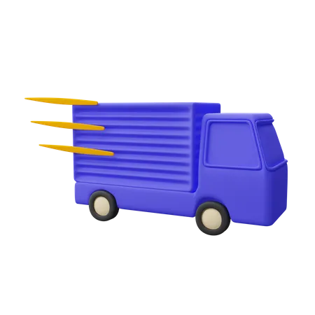 Fast Delivery Truck Download This Item Now 3D Icon