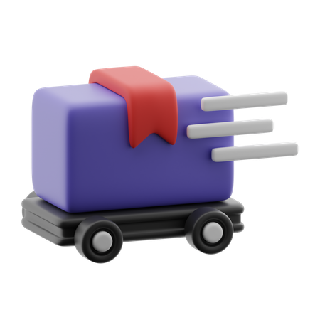 Fast delivery order  3D Icon