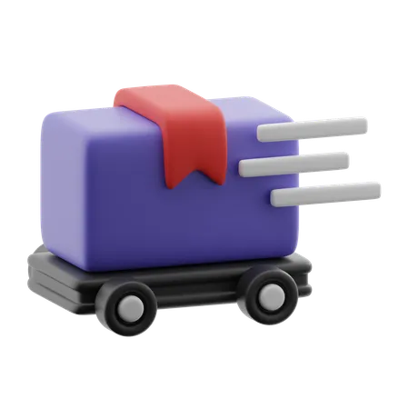 Fast delivery order  3D Icon