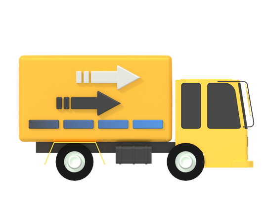 Fast Delivery Service  3D Icon