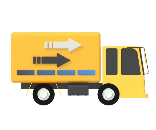 Fast Delivery Service  3D Icon