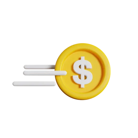 Fast Dollar  3D Icon