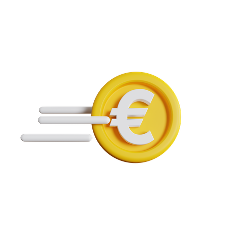 Fast Euro  3D Icon