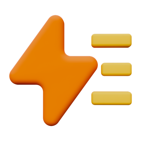 Fast Flash  3D Icon