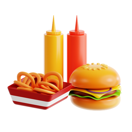 Fast food  3D Icon