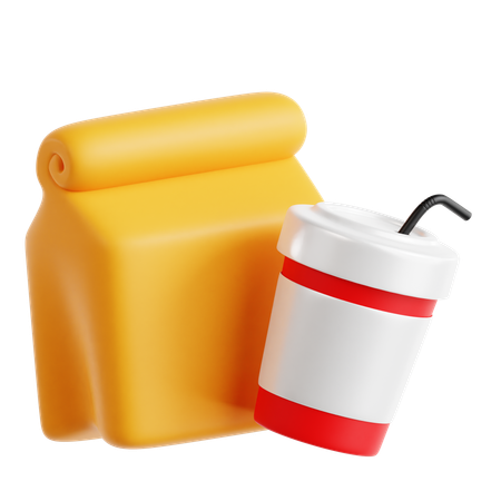 Fast Food  3D Icon