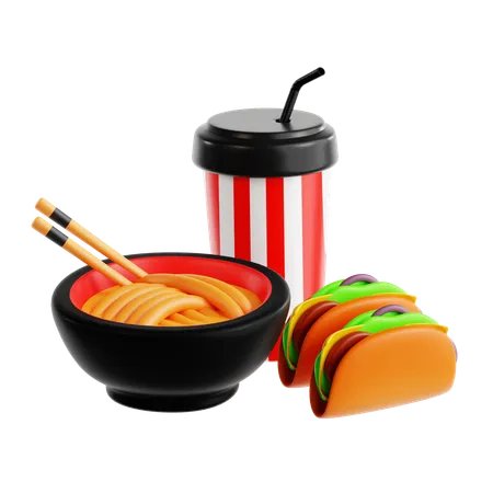 Fast Food  3D Icon