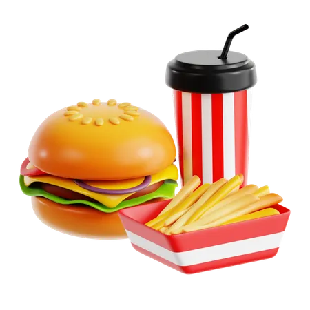 Fast Food  3D Icon