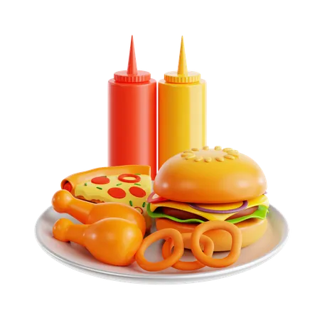 Fast Food  3D Icon