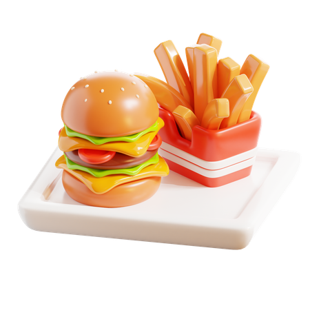 Fast Food  3D Icon