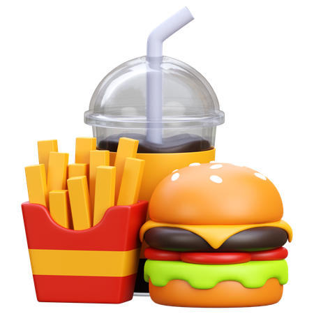 Fast Food  3D Icon