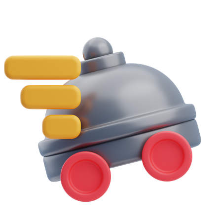 Fast Food Delivery  3D Icon