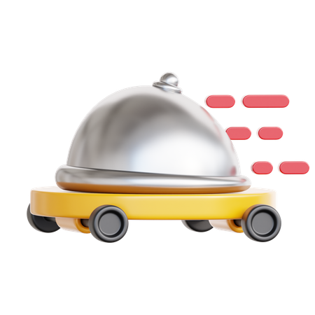 Fast Food Delivery  3D Icon