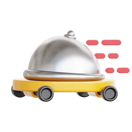 Fast Food Delivery  3D Icon