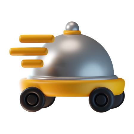 Fast Food Delivery  3D Icon