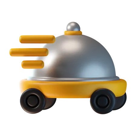 Fast Food Delivery  3D Icon