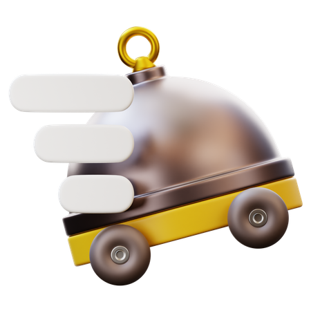 Fast Food Delivery  3D Icon