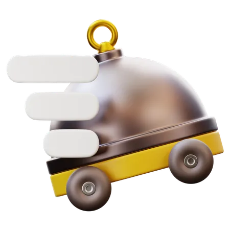 Fast Food Delivery  3D Icon