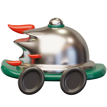 Fast Food Delivery  3D Icon