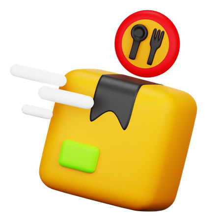 Fast Food Delivery  3D Icon