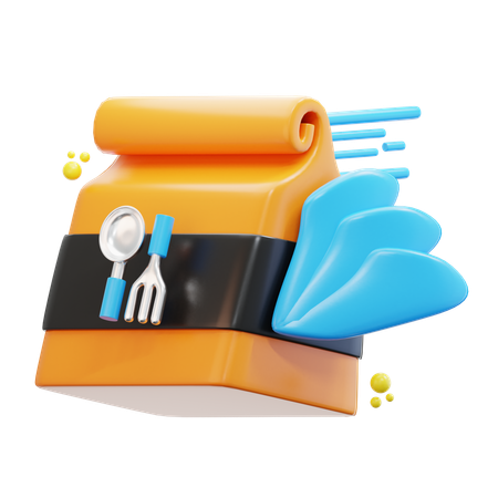 Fast Food Delivery  3D Icon