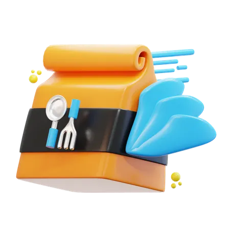 Fast Food Delivery  3D Icon