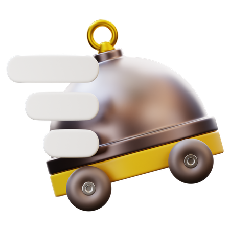 Fast Food Delivery  3D Icon