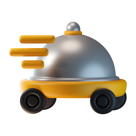 Fast Food Delivery 3D Icon