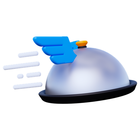 Fast Food Lieferung  3D Icon