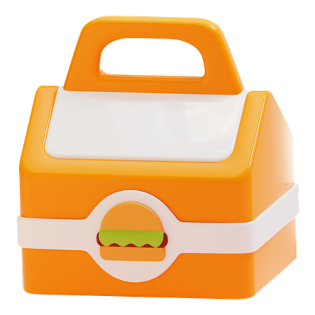 FAST FOOD PACKAGE  3D Icon