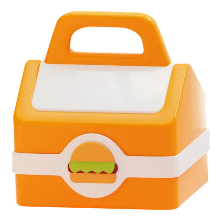 FAST FOOD PACKAGE  3D Icon