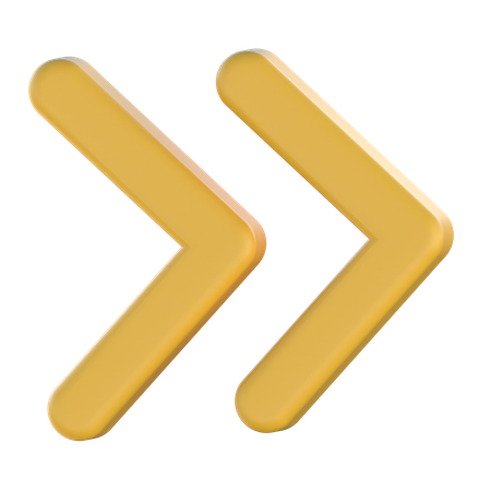 Fast Forward  3D Icon