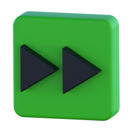 Fast Forward  3D Icon