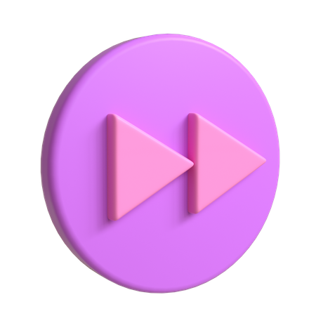 Fast Forward  3D Icon