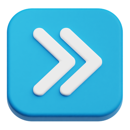Fast Forward  3D Icon