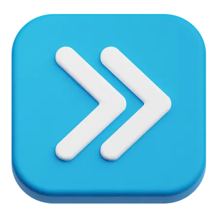Fast Forward  3D Icon