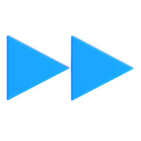 Fast Forward  3D Icon