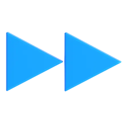 Fast Forward  3D Icon
