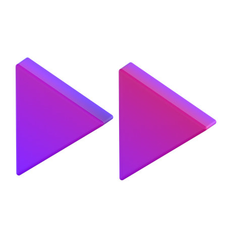 Fast Forward  3D Icon