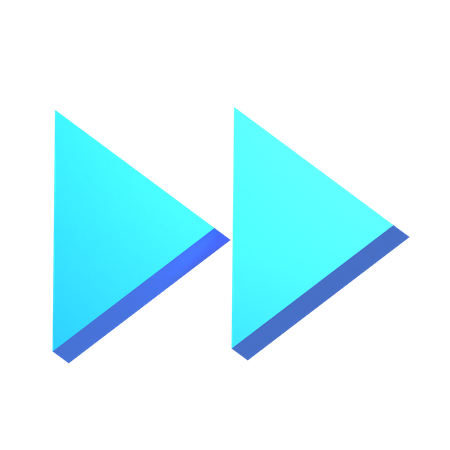Fast Forward  3D Icon