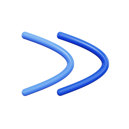 Fast Forward Arrow  3D Icon