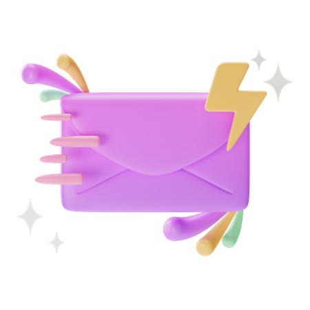Fast Mail 3D Icon