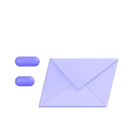 Fast Message  3D Icon